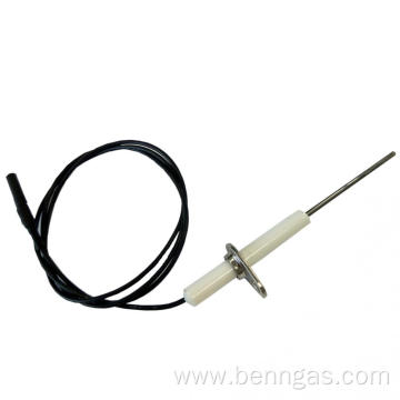 Ignition electrode for gas burner